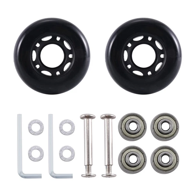 Luggage Suitcase Wheels Replacement Kits 63mm x 18mm Universal Environmentallyf