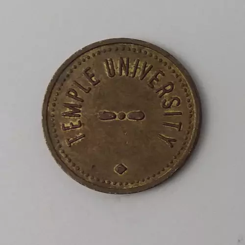 Vintage Temple University Philadelphia, PA Parking Token 22mm