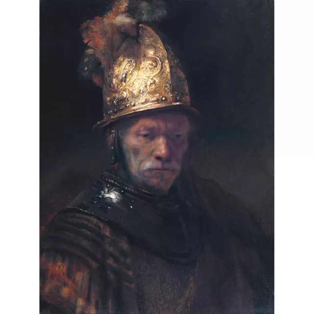 Rembrandt Circle The Man With The Golden Helmet Canvas Art Print Poster