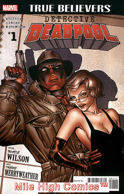 TRUE BELIEVERS: DETECTIVE DEADPOOL (2015 Series) #1 Near Mint Comics Book