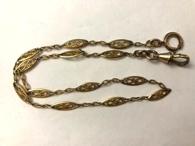 CHAÎNE DE MONTRE GOUSSET ANCIENNE en ARGENT ( 19,60 Grammes ) EUR 17,50 - FR