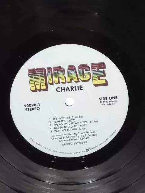 BXDG24 Charlie (5) - Charlie LP, Album, Spe Mirage (2) 90098-1 1983 3