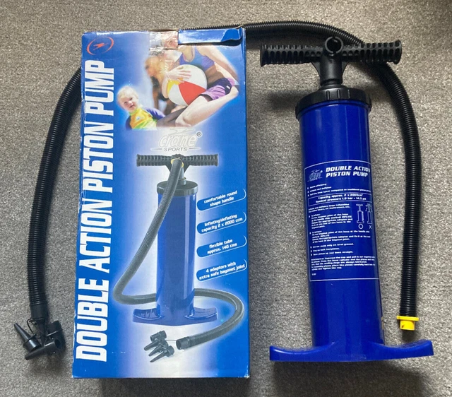 CRANE DOUBLE ACTION Piston Pump, air beds etc in Original Box. £7.59