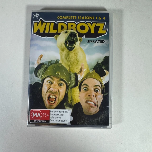 WILDBOYZ UNRATED COMPLETE Seasons 3 + 4 DVD (3 Disc Set) GOOD R-4  