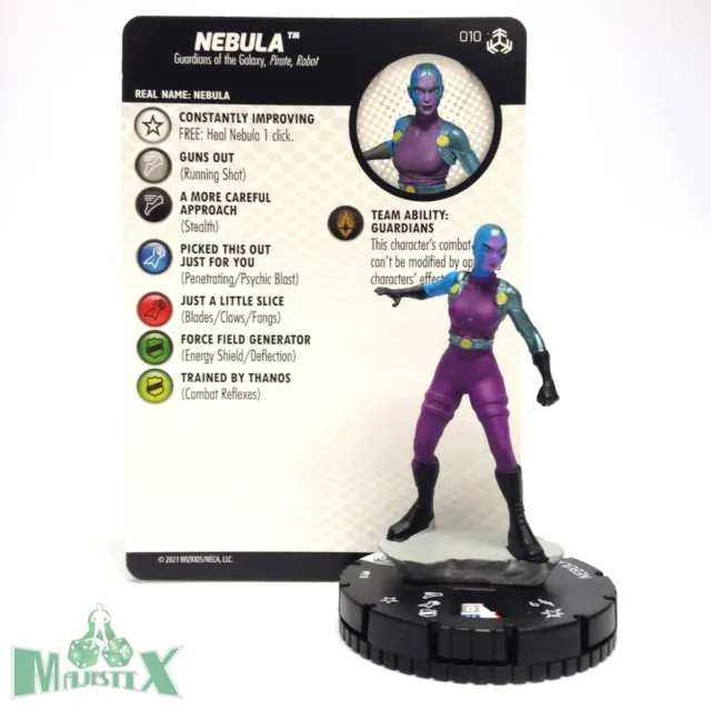 Heroclix Avengers War of the Realms set Nebula #010 Common figure w/card!