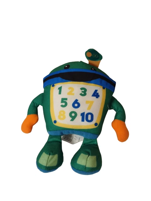 Nick Junior Nickelodeon TEAM UMIZOOMI “BOT” 9" Robot Plush Toy Green Blue 2011