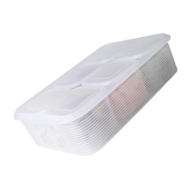 BreezyHome 8 Contenitori Per Frutta E Verdura Con Scolapasta, Ermetici, Impilabili, Senza BPA, Lavabili In Lavastoviglie, Per Frigorifero Organizzato