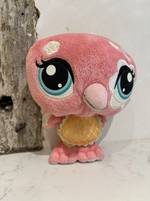 Figurine Littlest Pet Shop (LPS) Flamant Rose Pink - N°1826 - Original Hasbro
