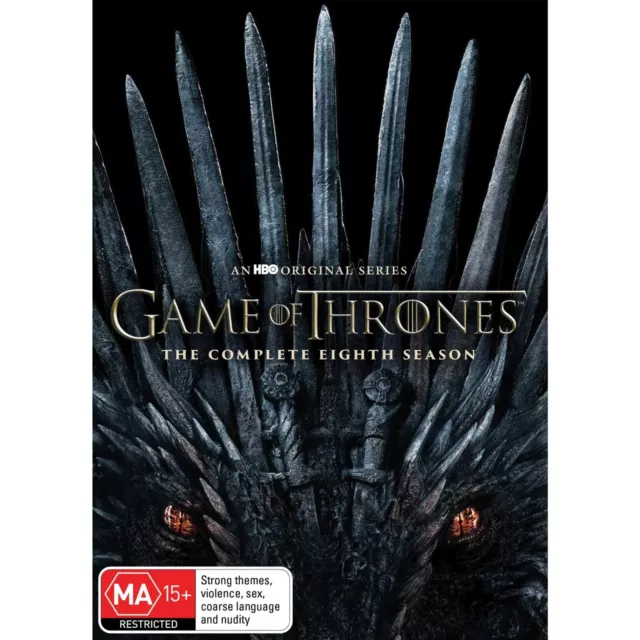 GAME OF THRONES Season 8 DVD : NEW