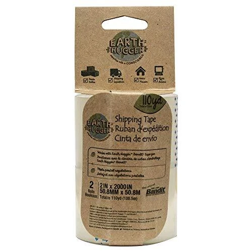 Earth Hugger Bandit Packaging Tape 2Pk Refill Rolls 2" x 55 Yards Each Refill...