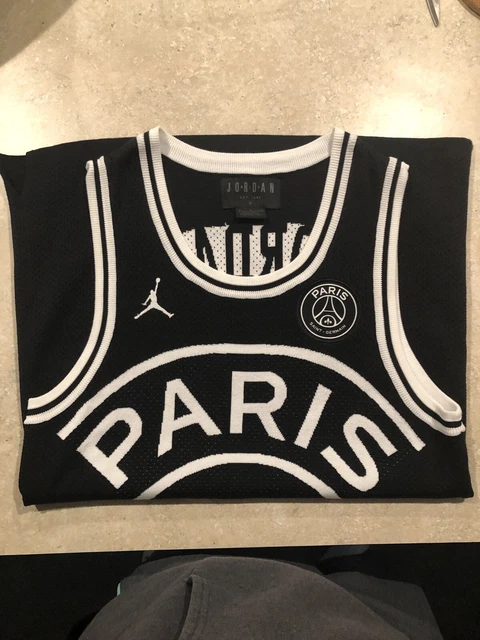 Nike PSG Jersey Large Black Jordan 2018-19 Mbappe 919010-012 Paris Saint  Germain