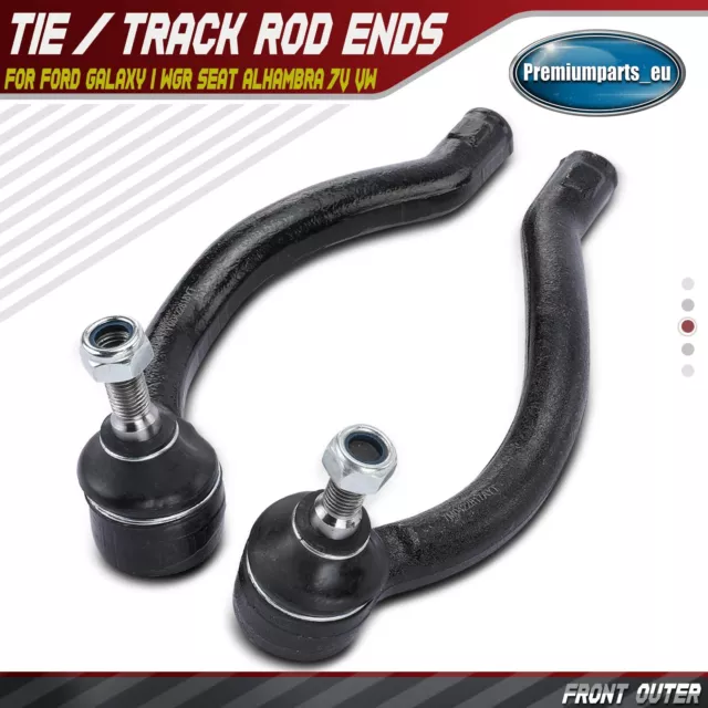 2x Tie Rod Ends Front Outer for Ford Galaxy I WGR Seat Alhambra 7V VW Sharan 7M