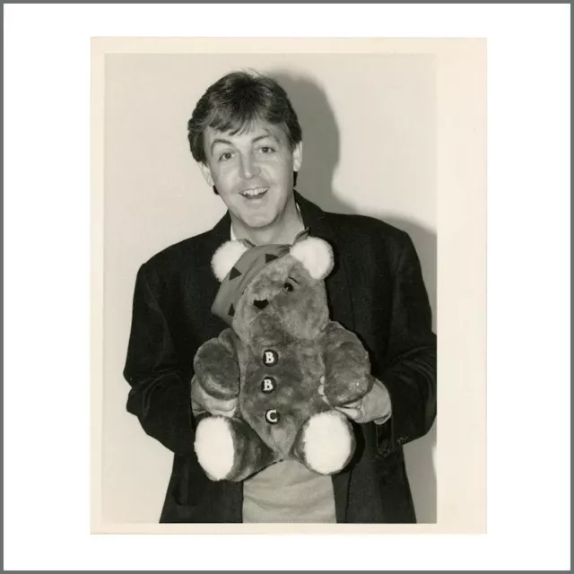 Paul McCartney 1980s Pudsey Bear Photograph (UK)