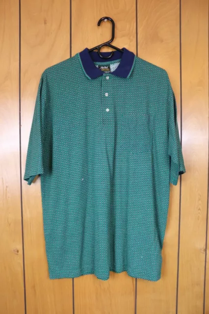 VINTAGE CHIP BECK Collection Men's L Golf Polo Short Sleeve Shirt Green ...