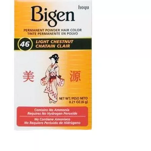 Bigen - Teinture pour cheveux - châtain clair 46 - lot de 3