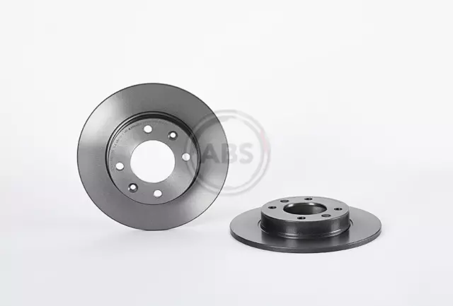 Arrière Set 2x Disques de Frein Brembo 08.9719.11 pour Peugeot/Citroen Partner/