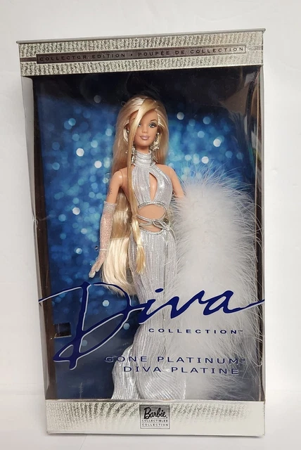 2001 Barbie Doll Diva Collection "Gone Platinum" Mackie Style Face ~ Nrfb