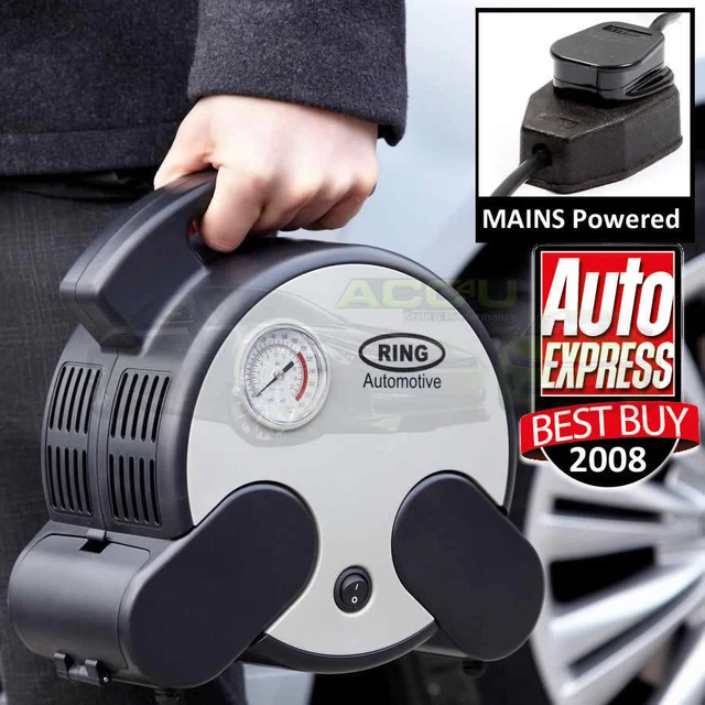 RING RAC750 230V Home Mains Powered Rapid Car Tyre Air Compressor
