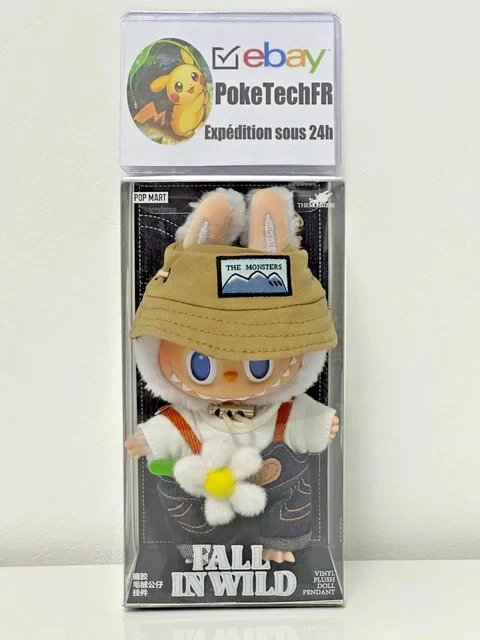 LABUBU FALL IN WILD THE MONSTERS POP MART Vinyl Plush Pendant ...