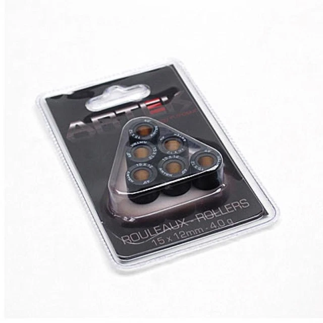 Galets Variateur Sifam Pour Scooter MBK 50 - Lot De 6 Rouleaux 15x12mm 6.8g