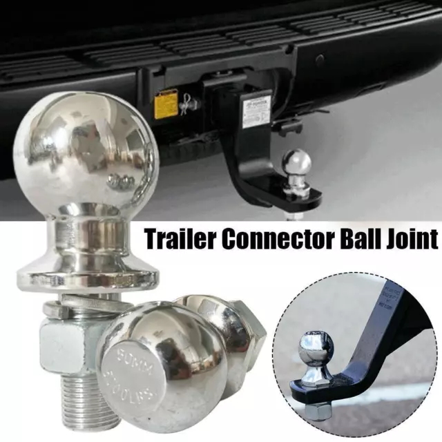 Heavy Duty 50Mm Tow Ball 5000Lb Capacity Trailer Towing Hitch✨1 M6A4 2