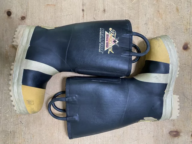 2007 Thorogood Hellfire Men's 7 Wide Structural Firefighting Steel Toe Boots