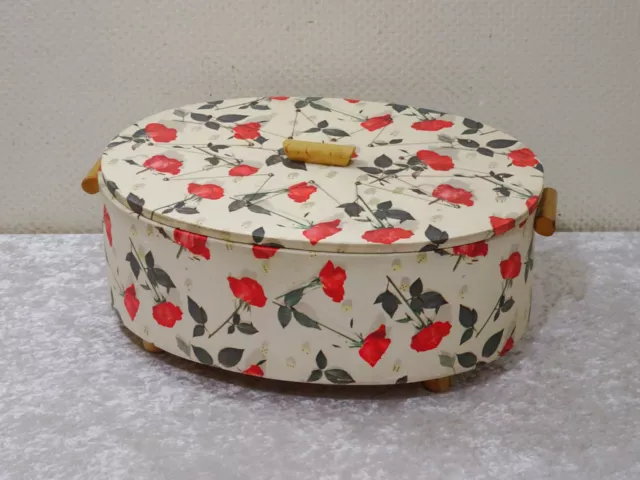qp8xrD - Midcentury Diseño Cajitas para Hilo Caja Vintage Um 1950/60-