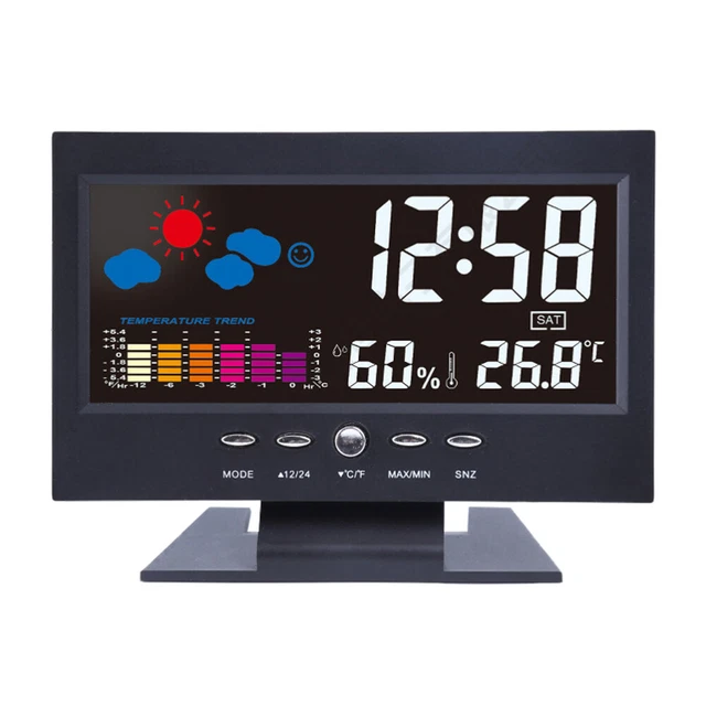 OROLOGIO DIGITALE LED Digitali Moderno Da Scrivania Calendario Perpetuo