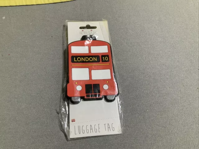 London Bus Luggage Tag