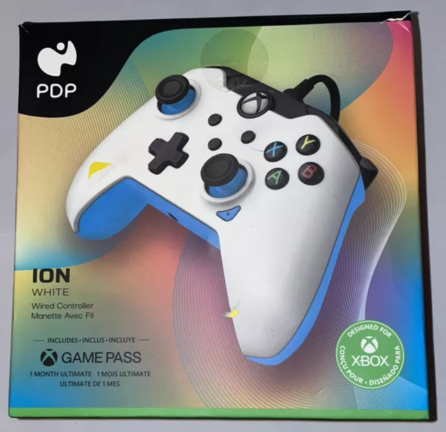 Wired Xbox One & Series X/S Controller - PDP Ion White