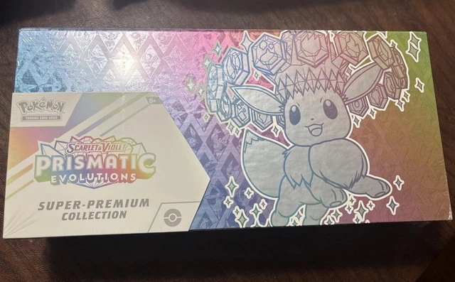 PRISMATIC EVOLUTIONS SUPER Premium Collection Box - Pokémon TCG ...