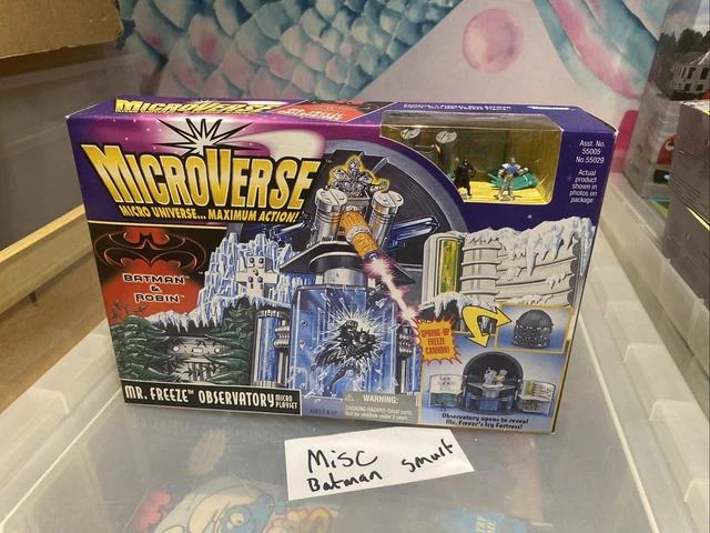 KENNER MICROVERSE MR. Freeze Observatory Micro Playset Batman /Robin