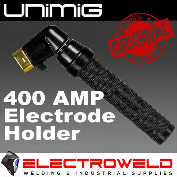 400 Amp Electrode Holder Unimig Welding Rod Twist Grip Lock Mig Tig 400A Eh400