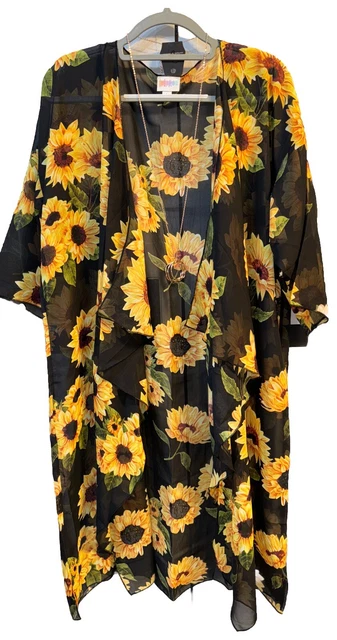 Cardigan LuLaRoe Shirley Taille S - 100% Polyester, Couleur Tan, Ouvert Devant - Neuf Avec étiquette