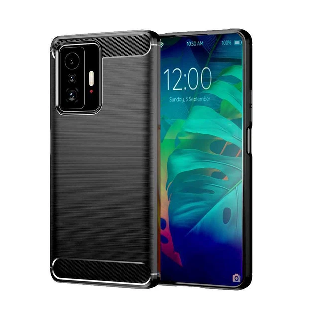 TPU Hulle Verstarkten Ecken Stossfeste Kohlefaser fur Redmi Note 11/11S/11T 5G