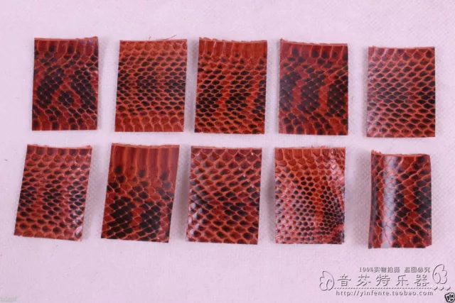 10 pcs Bow Skin Snake Bow Parts for 10 bows 2.7x3.5cm Cello Violin viola New