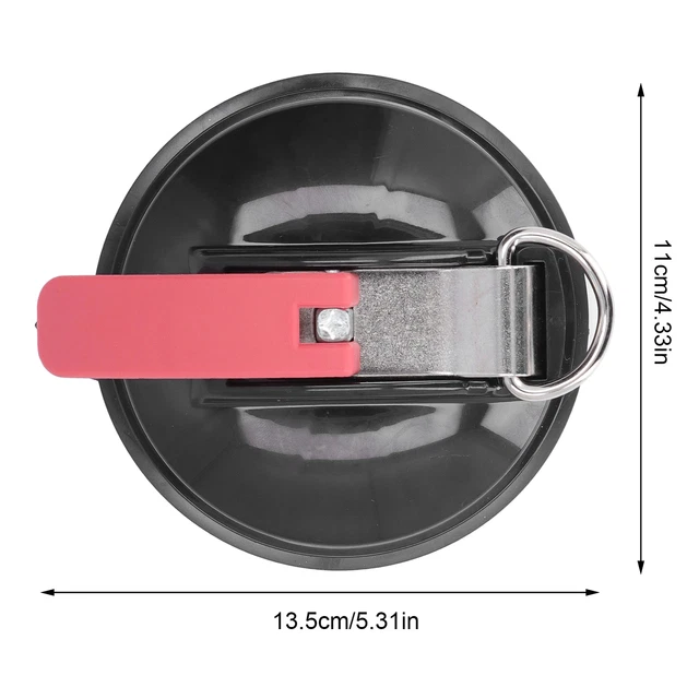 Strong Suction Cup Anchor With Securing Hook Car Camping Tent Side Awning Mount