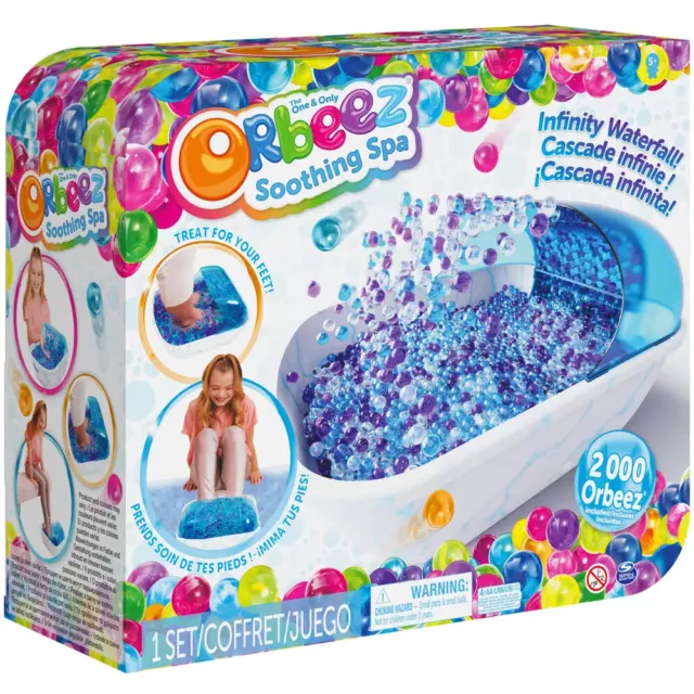 Orbeez beruhigendes Fuß Spa Infinity Wasserfall 2000 Wasserperlen Genuss für Ihre Füße