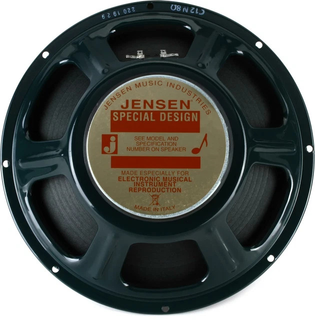 Jensen C12N Vintage Ceramic 12-inch 50-watt Replacement Guitar Speaker - 8 ohm Jensen C12N Vintage Ceramic 12-inch 50-watt Replacement Guitar Speaker - 8 ohm