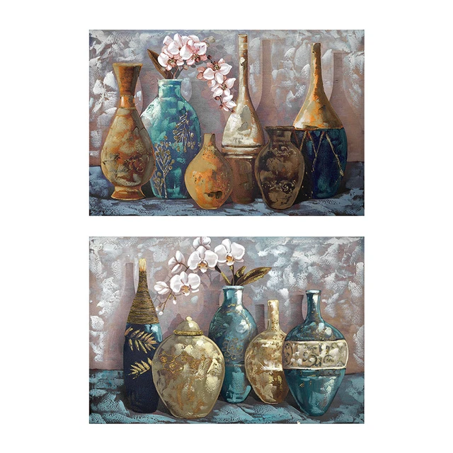 Cadre DKD Home Decor Vase (120 x 3 x 80 cm) (2 Unités)