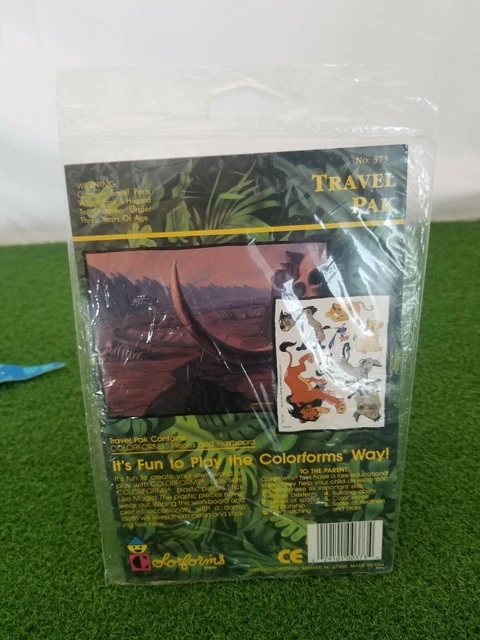 VINTAGE 1994 DISNEY THE LION KING Travel COLORFORMS Hyenas ELEPHANT