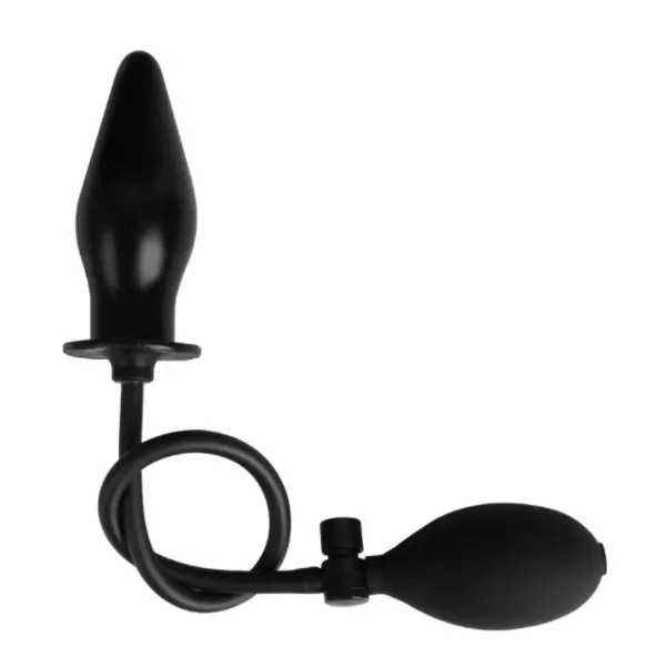 Men-Inflatable-Anal-Butt-Plug-Women-Extra-Large-Waterproof-Huge-Dildo-Black