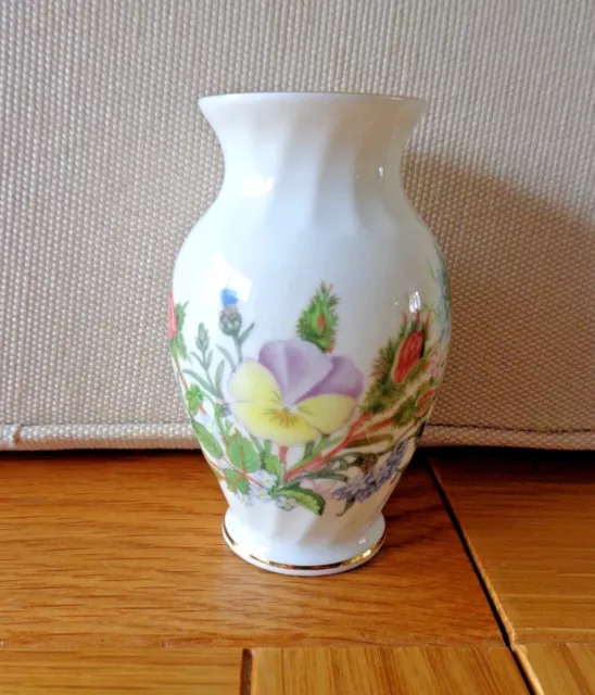 Aynsley Wild Tudor Small-Miniature Fine Bone China Vase