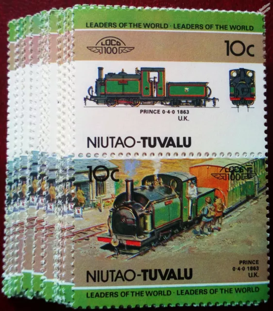 WHOLESALE Job Lot 100 x Ffestiniog Railway 1863 PRINCE 0-4-0 Wales Train Stamps