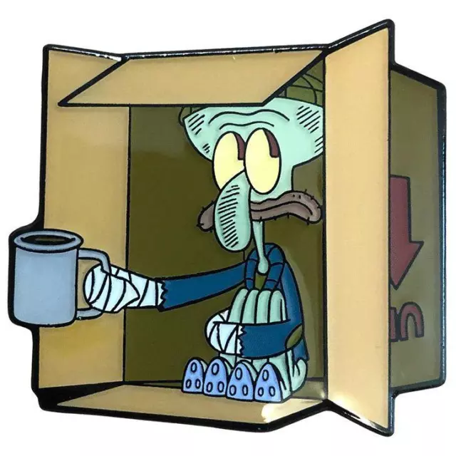 Homeless Squidward - SpongeBob SquarePants Enamel Pin