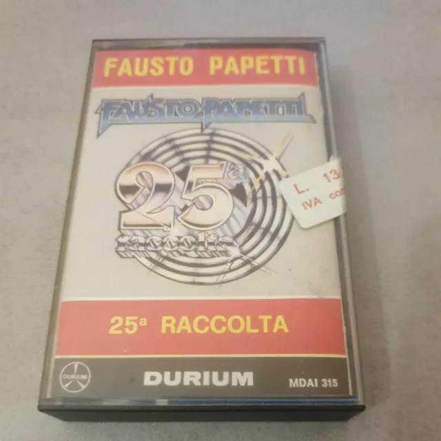 Fausto Papetti 25° Collection Mc K7 Italie Press 1977