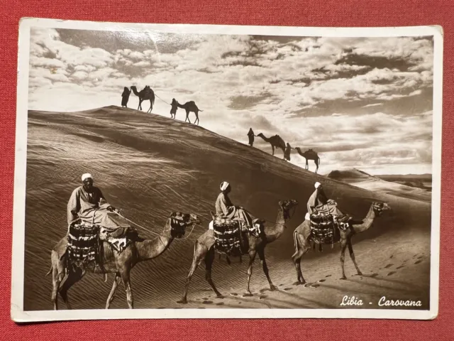 Cartolina Coloniale - Libia - Carovana - 1941