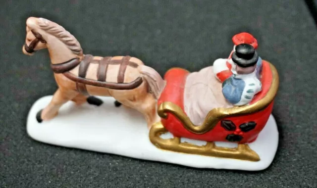 Pilipino Ceramic Christmas Sleigh Figurine (#446/.50)