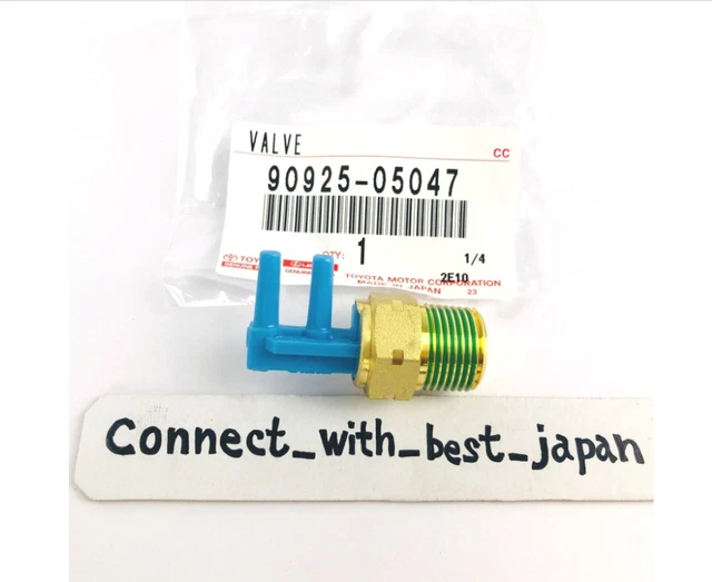 TOYOTA GENUINE OEM VALVE, BIMETAL VACUUM SWITCHING COROLLA AE86 90925