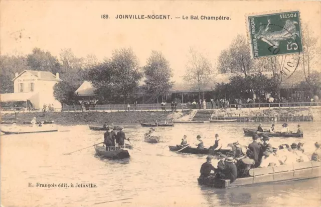 CPA 94 JOINVILLE NOGENT LE BAL CHAMPETRE (cliché pas courant
